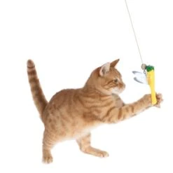 TIAKI Dragonfly Cat Dangler Toy With LED Pointer 1 Dangler Toy -Zoo Plus 501648 tiaki led cat teaser dragonfly cat fg 1103 3