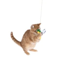 TIAKI Dragonfly Cat Dangler Toy With LED Pointer 1 Dangler Toy -Zoo Plus 501648 tiaki led cat teaser dragonfly cat fg 1104 6
