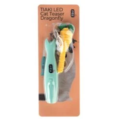 TIAKI Dragonfly Cat Dangler Toy With LED Pointer 1 Dangler Toy -Zoo Plus 501648 tiaki led cat teaser dragonfly fg 0218 1
