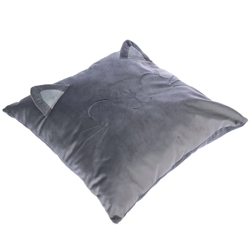 TIAKI Decorative Cushion With Cat Face 1 Item 1 TIAKI Decorative Cushion With Cat Face 1 Item