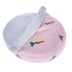 TIAKI Carrot Patch Rabbit Bed Approx. Diameter 40 X (H) 9 Cm -Zoo Plus 501858 bed for small pets carrots fg 2923 8
