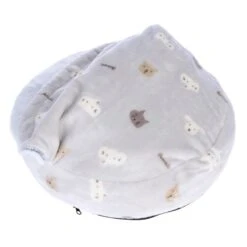 TIAKI Little Critters Rabbit Bed Approx. Diameter 40 X (H) 9 Cm -Zoo Plus 501859 bed for small pets grey fg 2929 8