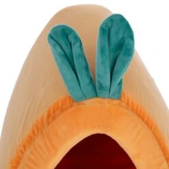 TIAKI Carrot Rabbit Den Approx. 36 X 32 X 30 Cm (L X W X H) -Zoo Plus 501860 rabbit cave carrot fg 2910 0