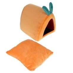 TIAKI Carrot Rabbit Den Approx. 36 X 32 X 30 Cm (L X W X H) -Zoo Plus 501860 rabbit cave carrot fg 2913 9