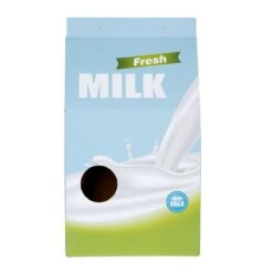 TIAKI Milk Carton Cat Cave & Scratching Furniture 33 X 31 X 55 Cm (L X W X H) -Zoo Plus 501932 tiaki milkbox scratcher cave fg 9824 5