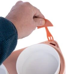 TIAKI Double Bowl With Food Container 2 X 420ml -Zoo Plus 504896 duo bowl with storage fg 3008 8