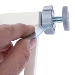 TIAKI High Metal Dog Gate 74 - 79 X 104 Cm (W X H) -Zoo Plus 505764 high metal dog gate fg 4016 5