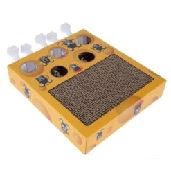 TIAKI Whack-a-Mole 2-in-1 Cat Toy 36 X 26 X 6 Cm (L X W X H) -Zoo Plus 506700 pla tiaki scratcher whack a mole fg 5393 1