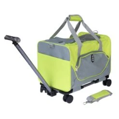 TIAKI Transport Bag With Wheels 44.5 X 30 X 30 Cm (L X W X H) -Zoo Plus 512900 pet carrier with wheels fg 7113 9