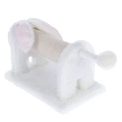TIAKI Bunny Scratching Post For Cats White -Zoo Plus 513616 tiaki bunny scratcher fg 2965 3