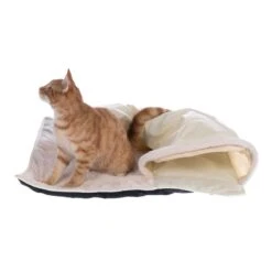 TIAKI Beige Tunnel Mat Approx. 68 X 68 X 20 Cm (L X W X H) -Zoo Plus 513665 tiaki beige tunnel mat fg 2678 9