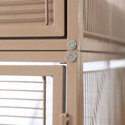 TIAKI Small Animal Cage Étagère - Caramel Main Cage: 93.5 X 63 X 84cm (L X W X H) -Zoo Plus 524396 524496 tiaki hs 018 7 1