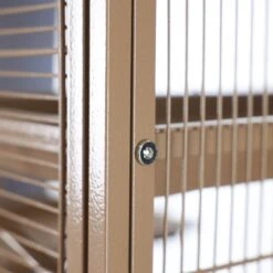 TIAKI Small Animal Cage Étagère - Caramel Main Cage: 93.5 X 63 X 84cm (L X W X H) -Zoo Plus 524396 524496 tiaki hs 08 2 6 1