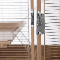 TIAKI Small Animal Cage Étagère - Caramel Main Cage: 93.5 X 63 X 84cm (L X W X H) -Zoo Plus 524396 524496 tiaki hs 12 9 1