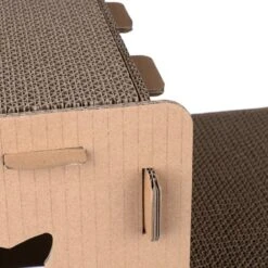 TIAKI Scratching Stairs Puzzle For Cats 70 X 40 X 60 Cm (L X W X H) -Zoo Plus 527097 tiaki scratching stairs puzzle fg 6869 3