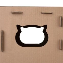 TIAKI Scratching Stairs Puzzle For Cats 70 X 40 X 60 Cm (L X W X H) -Zoo Plus 527097 tiaki scratching stairs puzzle fg 6871 1