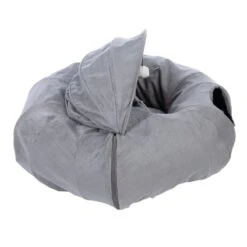 TIAKI Tromsø Donut Cat Tunnel Diameter 90 X (H) 62 Cm -Zoo Plus 527218 ml tromso donut cat tunnelwith canopy fg 3027 4