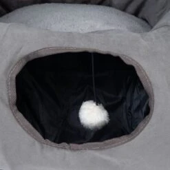 TIAKI Tromsø Donut Cat Tunnel Diameter 90 X (H) 62 Cm -Zoo Plus 527218 ml tromso donut cat tunnelwith canopy fg 3033 3