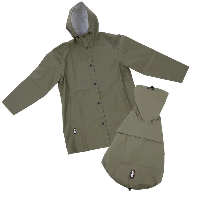 TIAKI Pet & Parent Matching Raincoat Set Dog Coat: Back Length Approx. 40cm 1 TIAKI Pet & Parent Matching Raincoat Set Dog Coat: Back Length Approx. 40cm