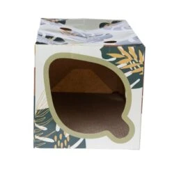 TIAKI Nature Leaf Tunnel For Cats 40 X 30 X 30 Cm (L X W X H) -Zoo Plus 527797 tiaki nature leaf tunnel fg 7263 7