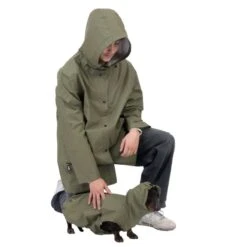 TIAKI Pet & Parent Matching Raincoat Set Raincoat For Owners: L/XL -Zoo Plus 528096 528097 tiaki raincoat human l xl matching dog raincoat 40 cm fg 4128 6