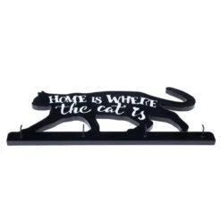 TIAKI "Home Is Where The Cat Is" Key Holder 1 Key Holder -Zoo Plus 528720 tiaki key hanging board fg 6774 7