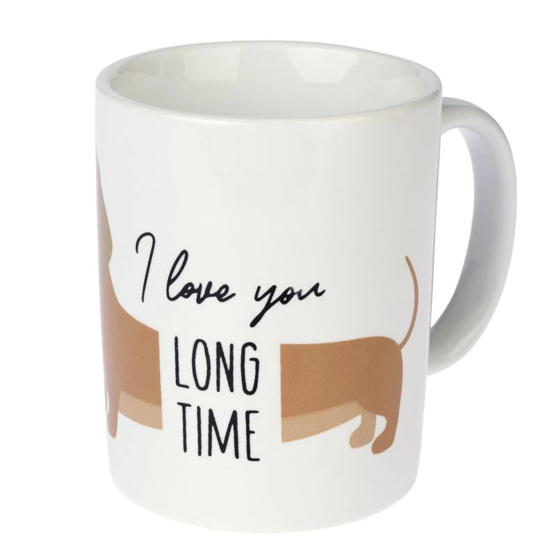 TIAKI "I Love You Long Time" Ceramic Mug Diameter 9 X (H) 10 Cm - Image 3