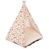 TIAKI Tropical Teepee Pet Den Approx. Diameter 65 X (H) 75 Cm