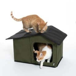 TIAKI Camo Cat House 58 X 42 X 37 Cm (L X W X H) -Zoo Plus 528752 cat fg 1413 7