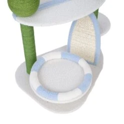TIAKI Surfer Scratching Tree Green/White/Blue 23 TIAKI Surfer Scratching Tree Green/White/Blue -Zoo Plus 531199 tiaki surfer cat tree fg 8764 0