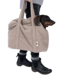 TIAKI Teddy Carry Bag For Dogs Copper -Zoo Plus 531257 tiaki shoulder bag teddy fg 8706 7 1