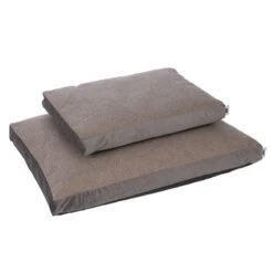 TIAKI Teddy Dog Mattress - Taupe Size L: 100 X 70 X 10 Cm (L X W X H)