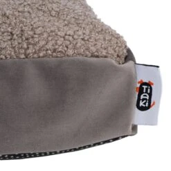 TIAKI Teddy Dog Mattress - Taupe Size L: 100 X 70 X 10 Cm (L X W X H) -Zoo Plus 531258 tiaki matress teddy fg 8528 1