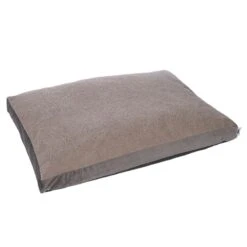 TIAKI Teddy Dog Mattress - Taupe Size L: 100 X 70 X 10 Cm (L X W X H) -Zoo Plus 531259 pla tiaki matress teddy fg 8511 2