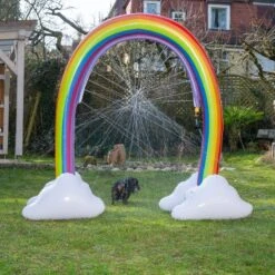 TIAKI Rainbow Pet Sprinkler Approx. 200 X 65 X 165 Cm (L X W X H) -Zoo Plus 533097 tiaki rainbow pet sprinkler sprayer dog fg 5944 0