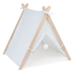 TIAKI Blue Wave Cat Teepee 56.5 X 61.5 X 61 Cm (L X W X H)