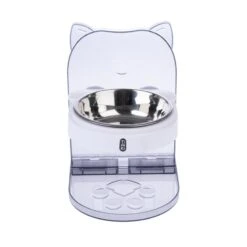 TIAKI Lilly Height-Adjustable Cat Bowl 480ml -Zoo Plus 538151 tiaki adjustable cat bowl lilly fg 0780 8