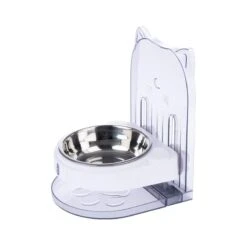 TIAKI Lilly Height-Adjustable Cat Bowl 480ml -Zoo Plus 538151 tiaki adjustable cat bowl lilly fg 0782 0