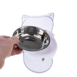 TIAKI Lilly Height-Adjustable Cat Bowl 480ml -Zoo Plus 538151 tiaki adjustable cat bowl lilly fg 0788 0