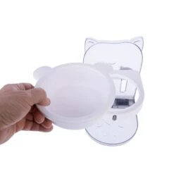 TIAKI Lilly Height-Adjustable Cat Bowl 480ml -Zoo Plus 538151 tiaki adjustable cat bowl lilly fg 0789 3