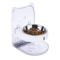 TIAKI Lilly Height-Adjustable Cat Bowl 480ml -Zoo Plus 538151 tiaki adjustable cat bowl lilly fg 0795 3