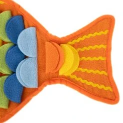 TIAKI Rainbow Fish Sniffing Mat Approx. 48 X 25cm (L X W) -Zoo Plus 539597 tiaki rainbow fish sniffing mat fg 0656 0