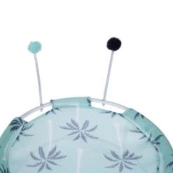 TIAKI Palm Tree Sun Lounger With Pompoms Diameter 45 X (H) 19 Cm -Zoo Plus 539696 tiaki palm sunbed with pompoms fg 1022 8