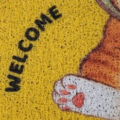 TIAKI "Welcome" Doormat With Cat 80 X 50cm (L X W) -Zoo Plus 542422 doormat cat welcome fg 7220 7
