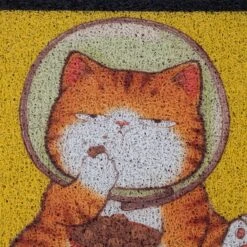 TIAKI "Welcome" Doormat With Cat 80 X 50cm (L X W) -Zoo Plus 542422 doormat cat welcome fg 7221 5