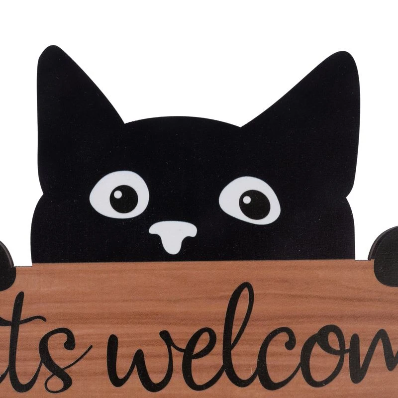 TIAKI Door Sign "Cats Welcome, People Tolerated" 1 Sign - Image 2