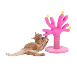 TIAKI Coral Cat Scratching Post Diameter 25.9 X (H) 45 Cm -Zoo Plus 544814 tiaki coral cat scratcher cat fg 9093 1