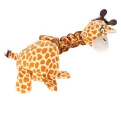TIAKI Giraffe With Elasticated Neck Plush Toy 60 X 19 X 13 Cm (L X W X H) -Zoo Plus 546398 giraffe elastic neck plush toy fg 0867 7