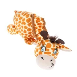 TIAKI Giraffe With Elasticated Neck Plush Toy 60 X 19 X 13 Cm (L X W X H) -Zoo Plus 546398 giraffe elastic neck plush toy fg 0868 5