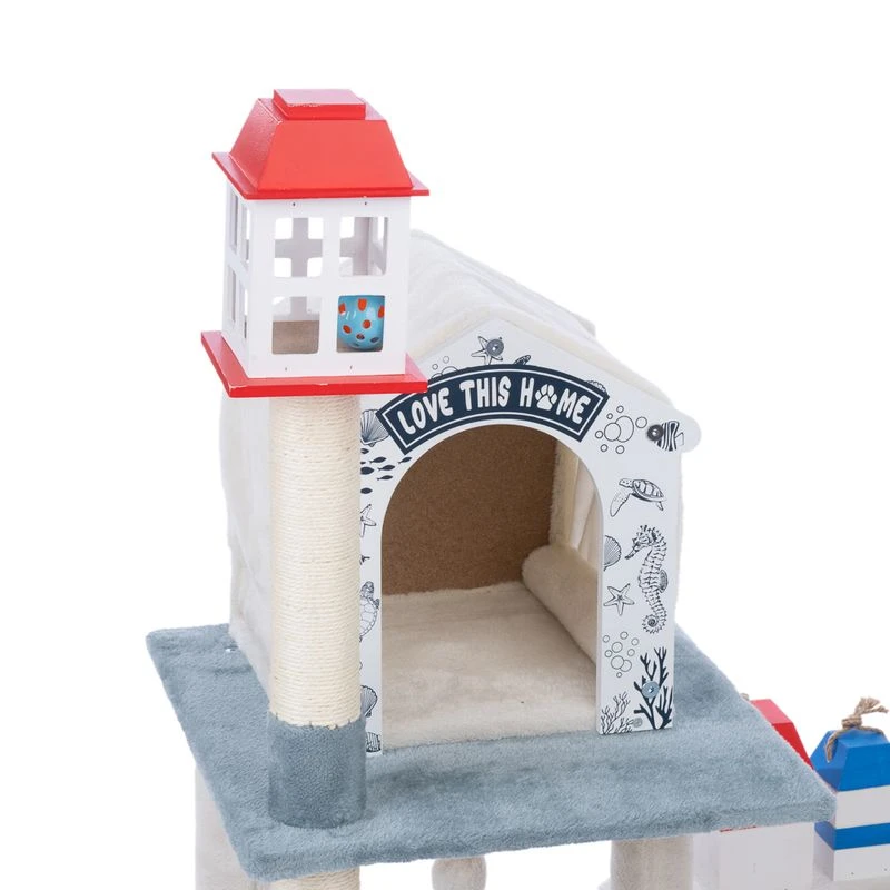 TIAKI Sea Port Cat Tree 83 X 45 X 110 Cm (L X W X H) 4 TIAKI Sea Port Cat Tree 83 X 45 X 110 Cm (L X W X H) - Image 4